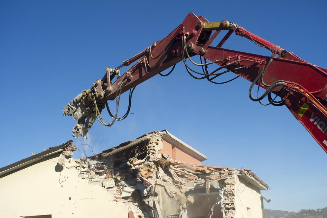 Demolition and excavation in Ogden, Utah
